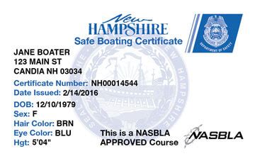 new hampshire boat training